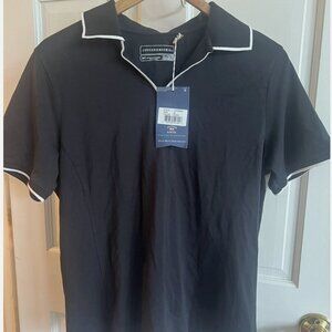 Cutter and Buck women's golf polo, b&w, NWT, sz XL
